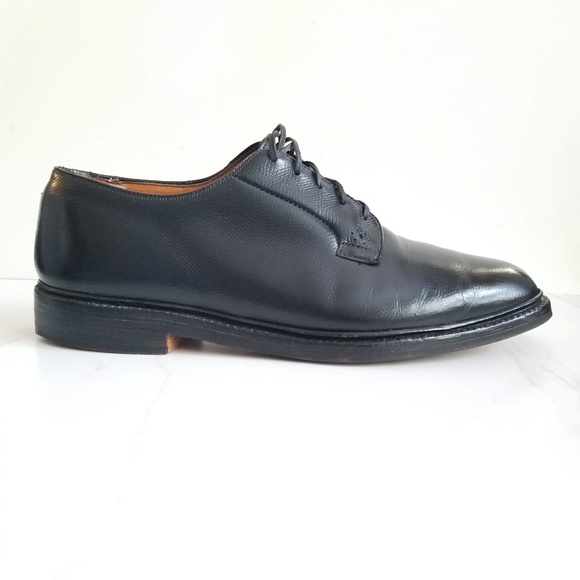 JOHNSTON MURPHY V Cleat Aristocraft Men\'s Oxford Black Shoes Size 10 E/C Vintage main image 8